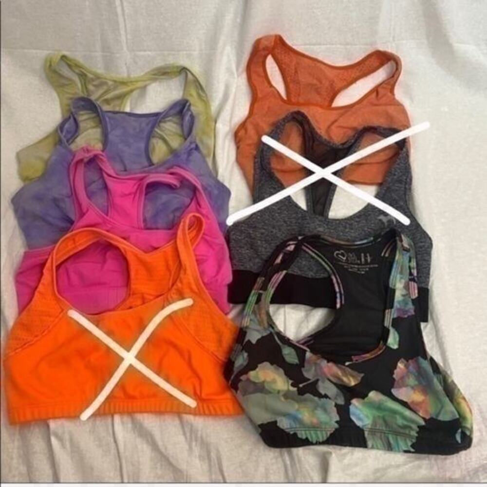 Assorted sports bra bundle